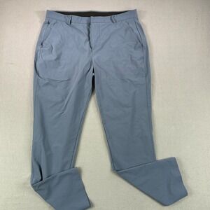 NoBull Pants Mens 38x34‎ Tall Blue Stretch Performance Tapered Golf Tour Chino